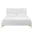 Peyton Performance Velvet Queen Platform Bed by Modway - MOD-6595