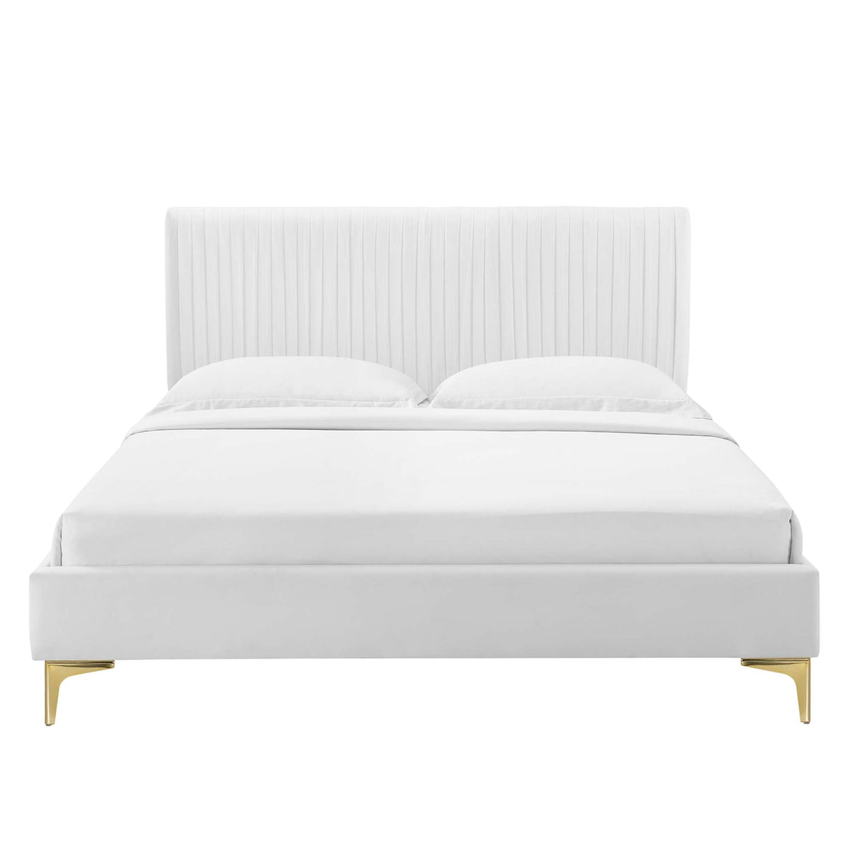 Peyton Performance Velvet Queen Platform Bed by Modway - MOD-6595