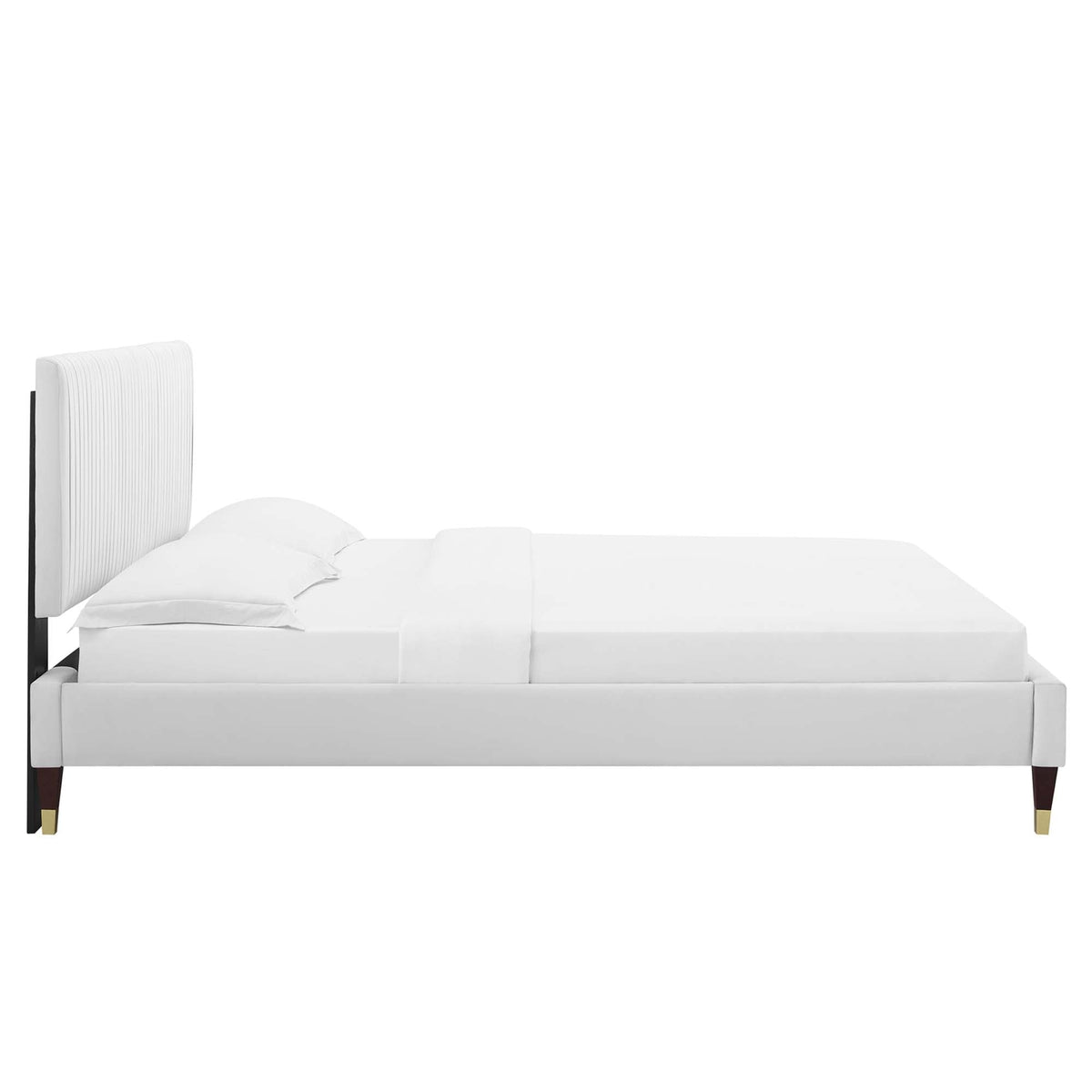 Peyton Performance Velvet Queen Platform Bed by Modway - MOD-6596