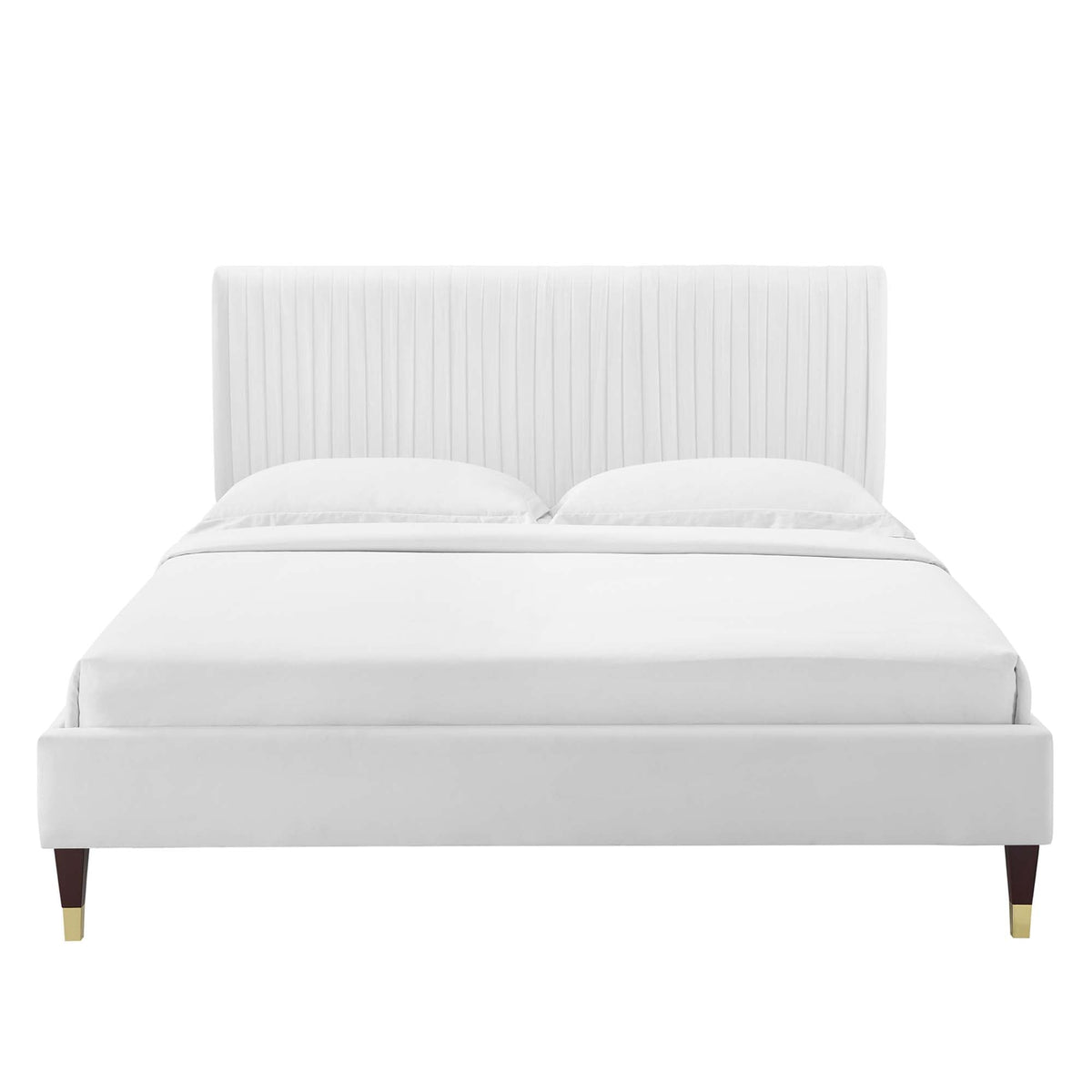 Peyton Performance Velvet Queen Platform Bed by Modway - MOD-6596