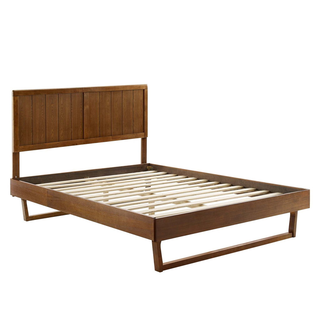 Alana Wood Platform Bed With Angular Frame by Modway