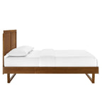 Marlee Wood King Platform Bed With Angular Frame by Modway