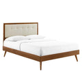 Willow Wood Full Platform Bed With Splayed Legs by Modway