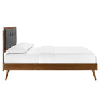 Willow Wood Full Platform Bed With Splayed Legs by Modway