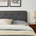 Bridgette Wood King Platform Bed With Splayed Legs by Modway