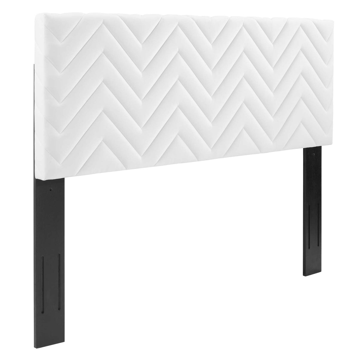 Leah Chevron Tufted Performance Velvet Queen Platform Bed by Modway - MOD-6977