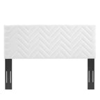 Leah Chevron Tufted Performance Velvet Queen Platform Bed by Modway - MOD-6977