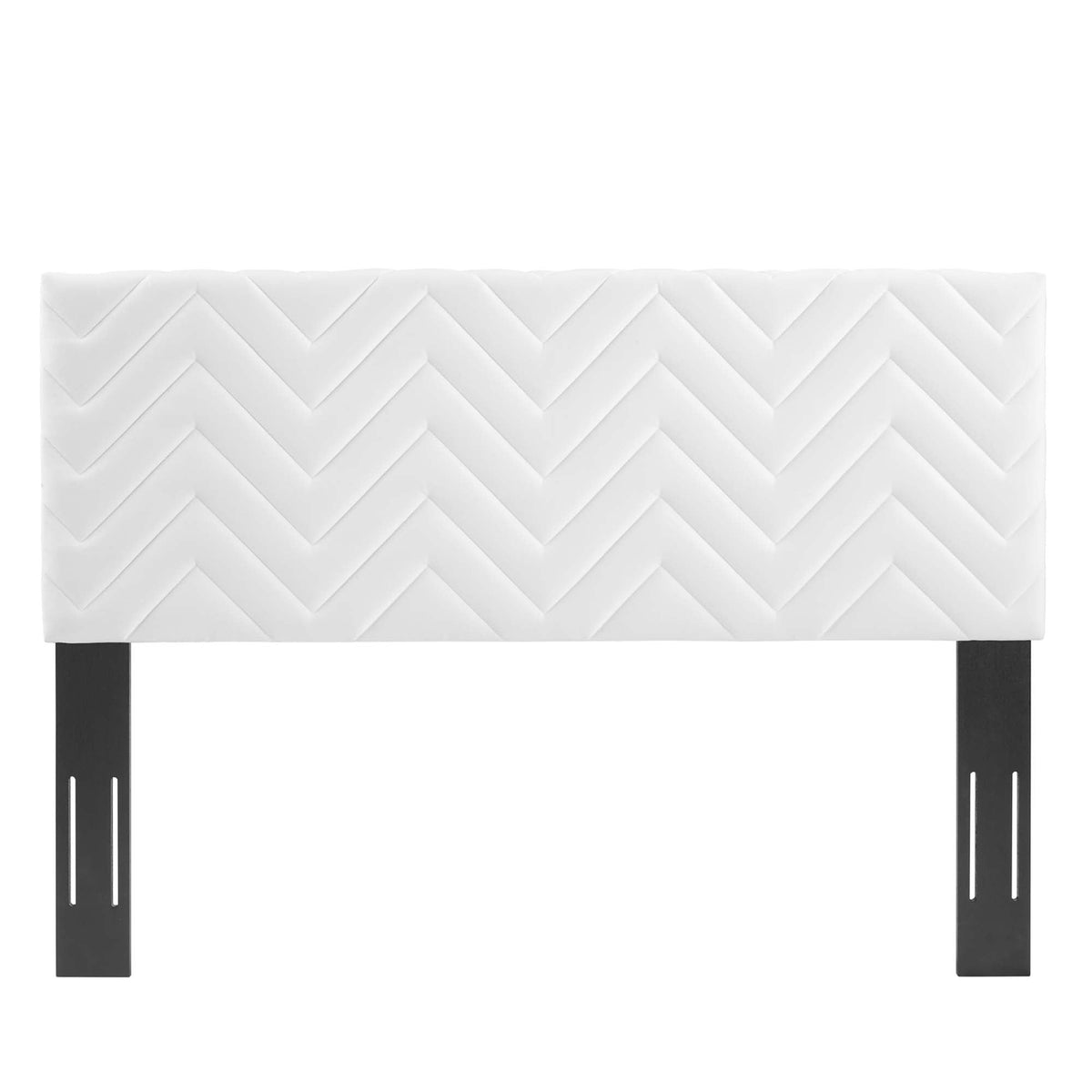 Leah Chevron Tufted Performance Velvet Queen Platform Bed by Modway - MOD-6977