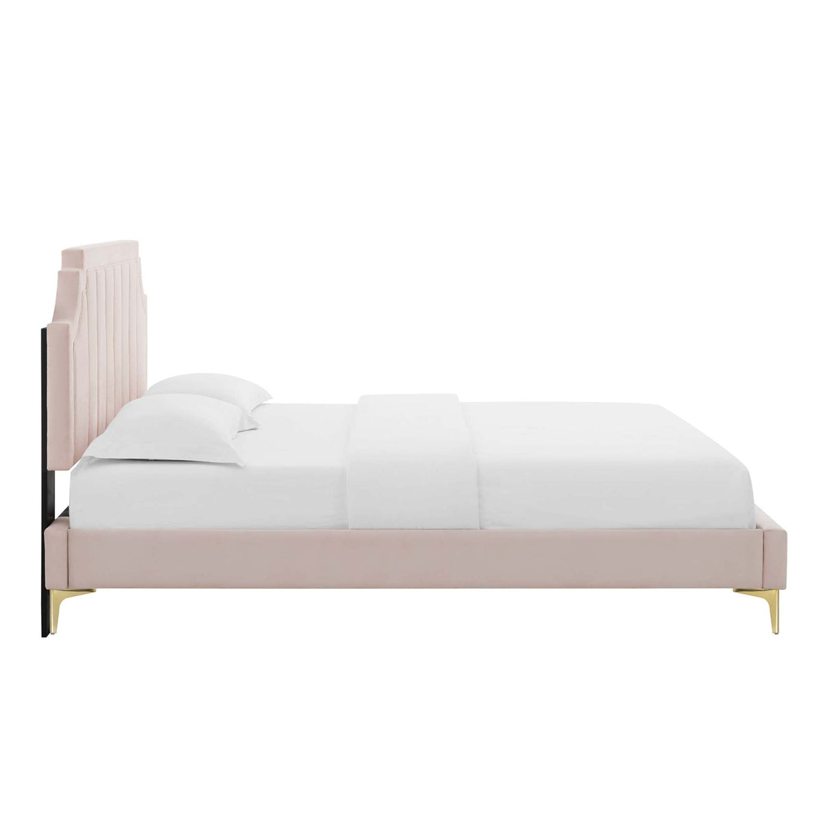 Sienna Performance Velvet Queen Platform Bed by Modway - MOD-6712