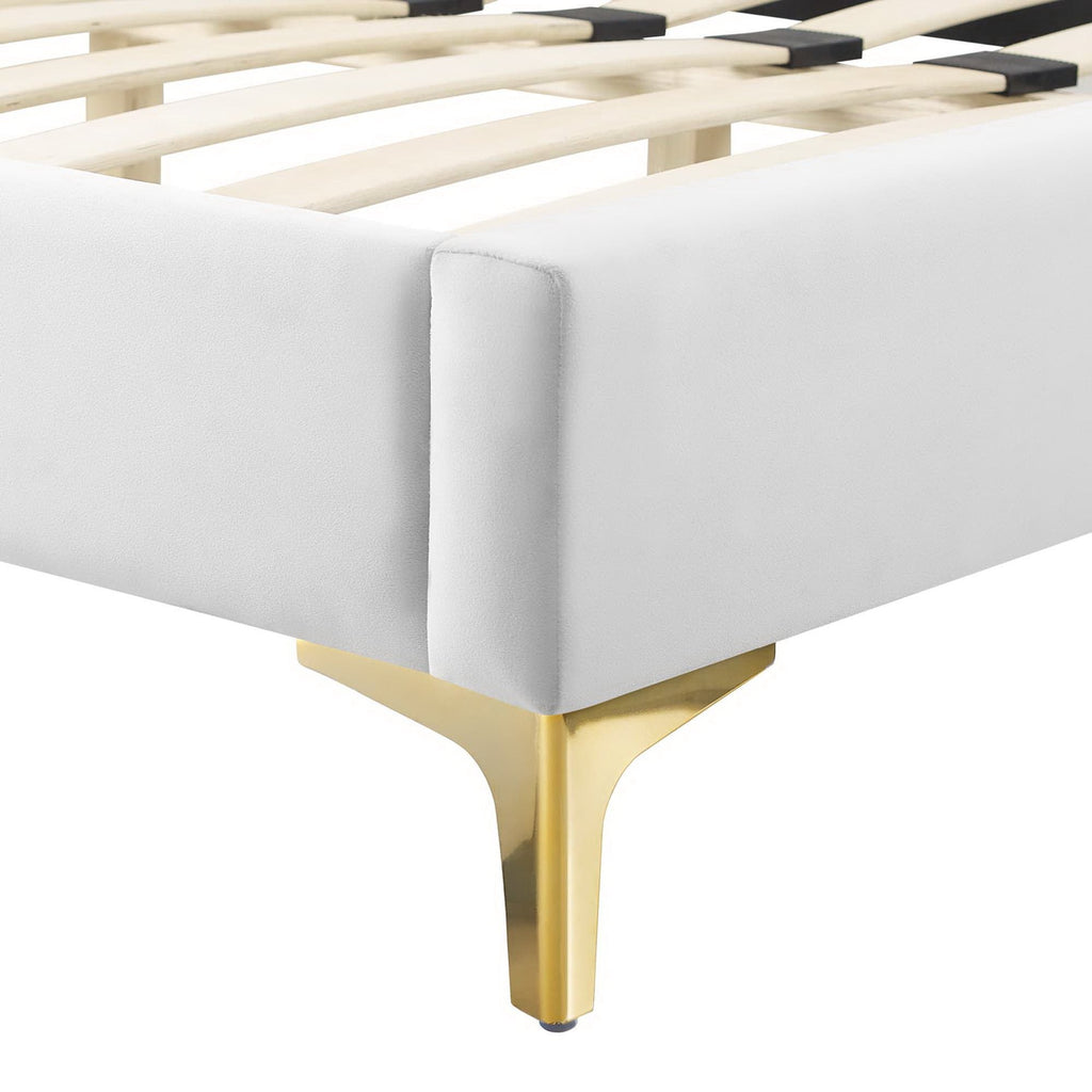 Sienna Performance Velvet Queen Platform Bed by Modway - MOD-6712