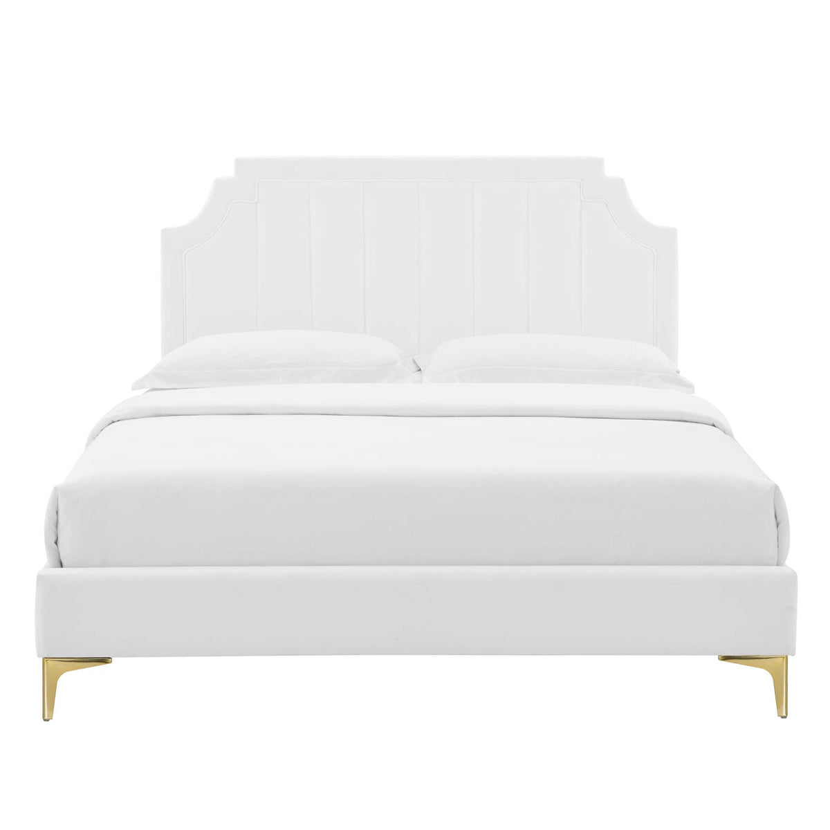 Sienna Performance Velvet Queen Platform Bed by Modway - MOD-6712