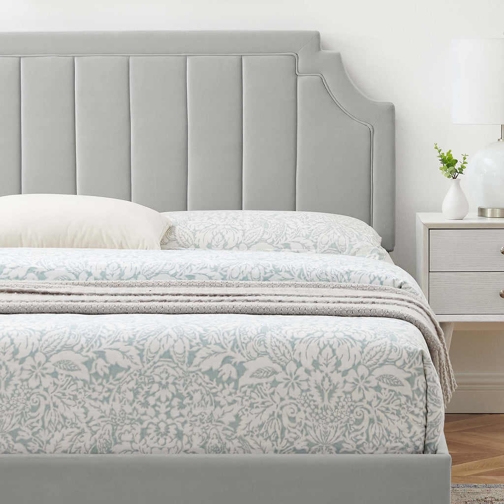 Sienna Performance Velvet Queen Platform Bed by Modway - MOD-6714