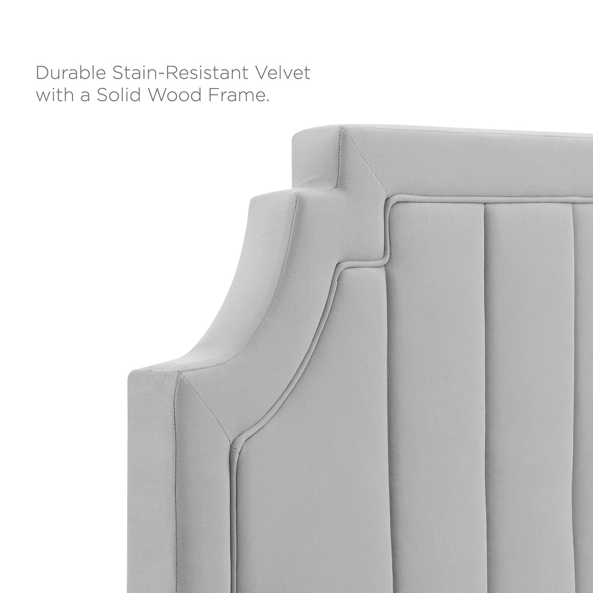 Sienna Performance Velvet Queen Platform Bed by Modway - MOD-6714