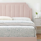 Sienna Performance Velvet Queen Platform Bed by Modway - MOD-6714