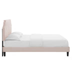 Sienna Performance Velvet Queen Platform Bed by Modway - MOD-6714