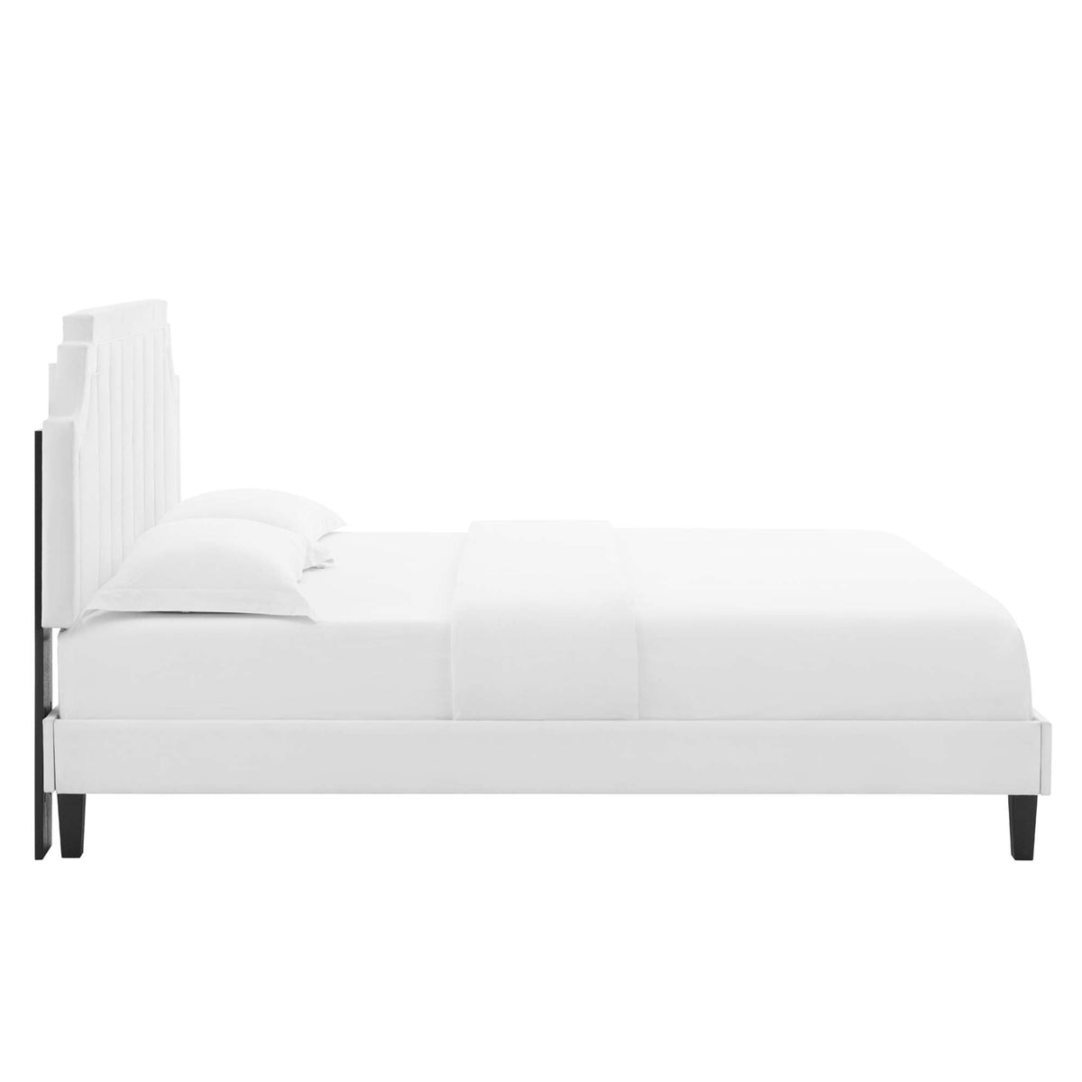 Sienna Performance Velvet Queen Platform Bed by Modway - MOD-6714