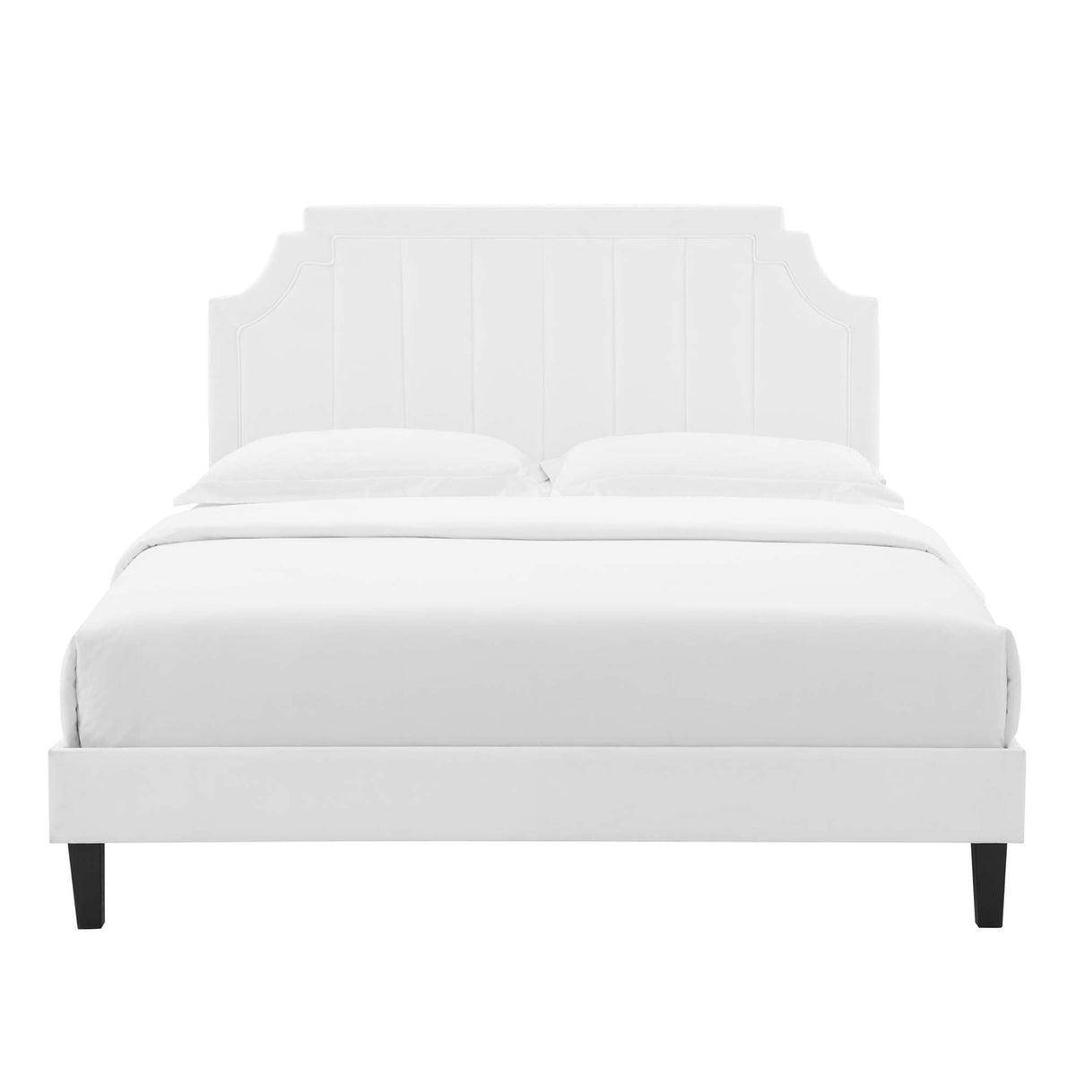 Sienna Performance Velvet Queen Platform Bed by Modway - MOD-6714