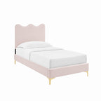 Current Performance Velvet Twin Platform Bed by Modway - MOD-6727