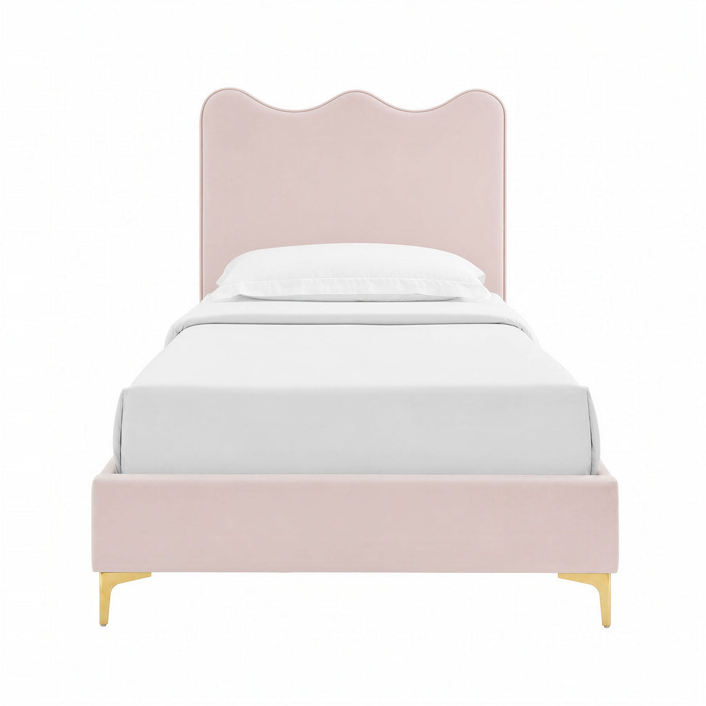 Current Performance Velvet Twin Platform Bed by Modway - MOD-6727