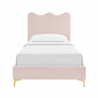 Current Performance Velvet Twin Platform Bed by Modway - MOD-6727