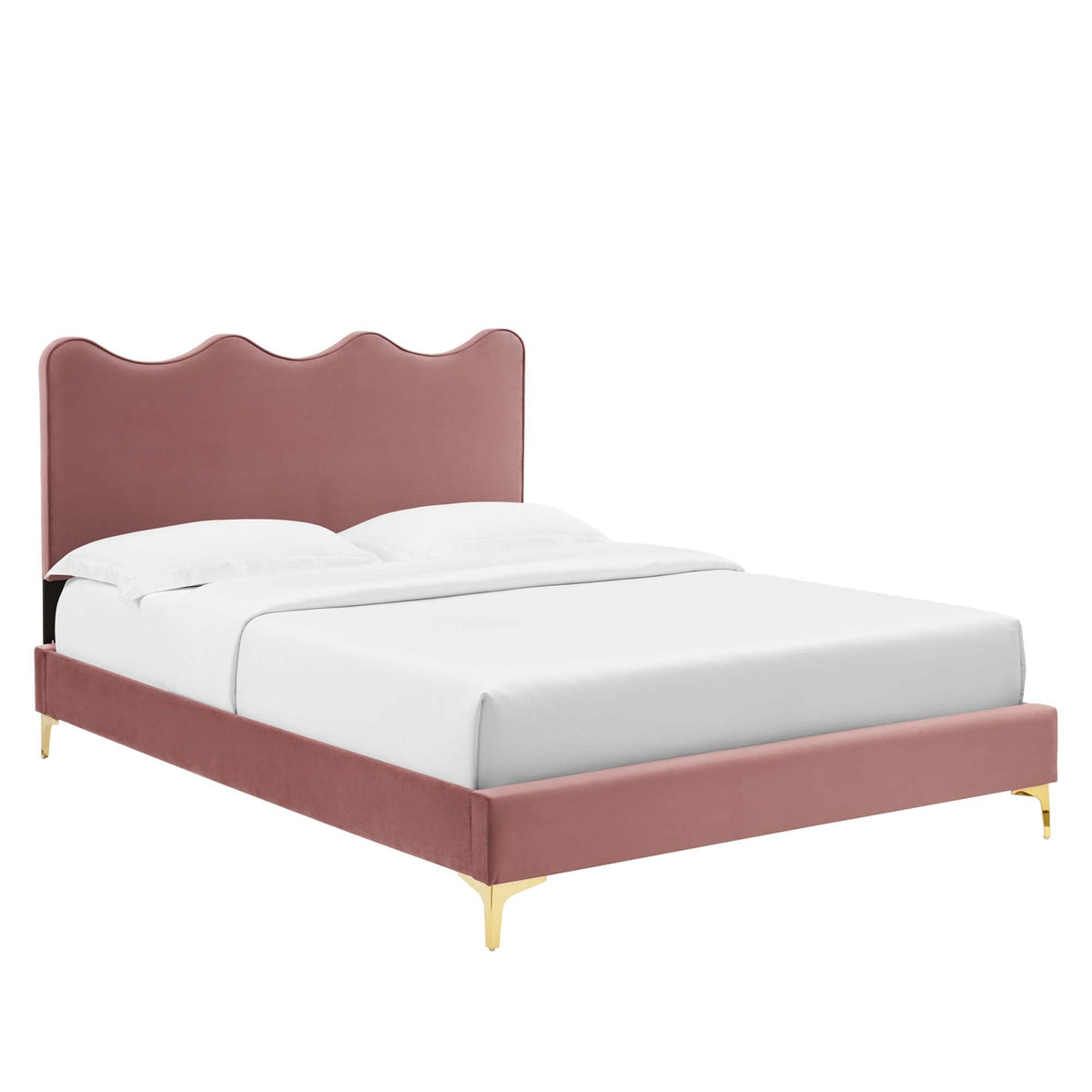 Current Performance Velvet Full Platform Bed by Modway - MOD-6730