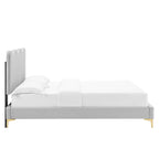 Current Performance Velvet Full Platform Bed by Modway - MOD-6730