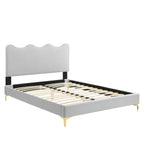 Current Performance Velvet Full Platform Bed by Modway - MOD-6730