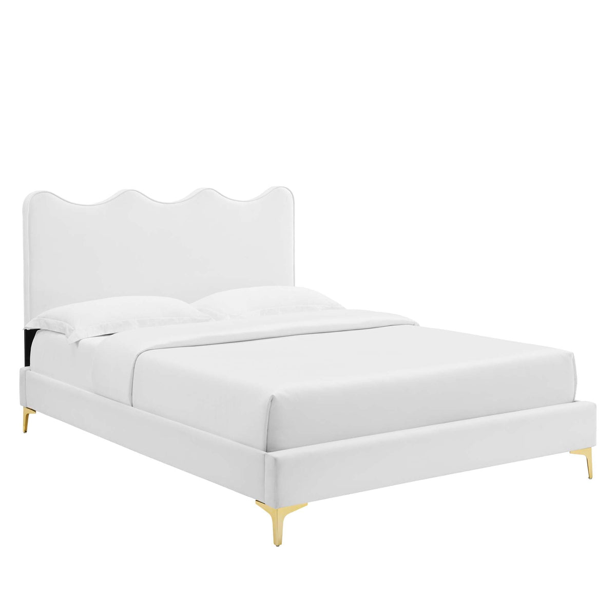 Current Performance Velvet Full Platform Bed by Modway - MOD-6730