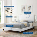 Current Performance Velvet Full Platform Bed by Modway - MOD-6731