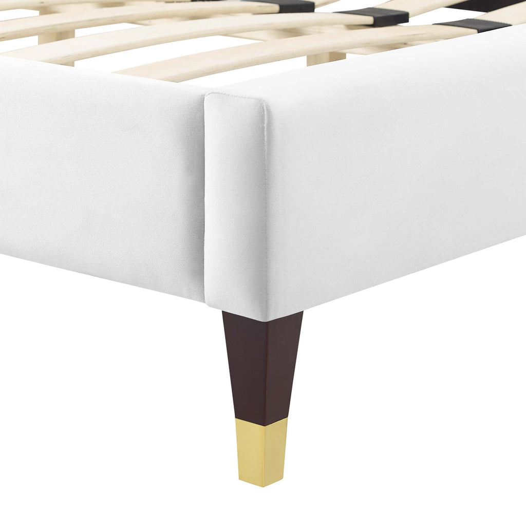 Current Performance Velvet Full Platform Bed by Modway - MOD-6731