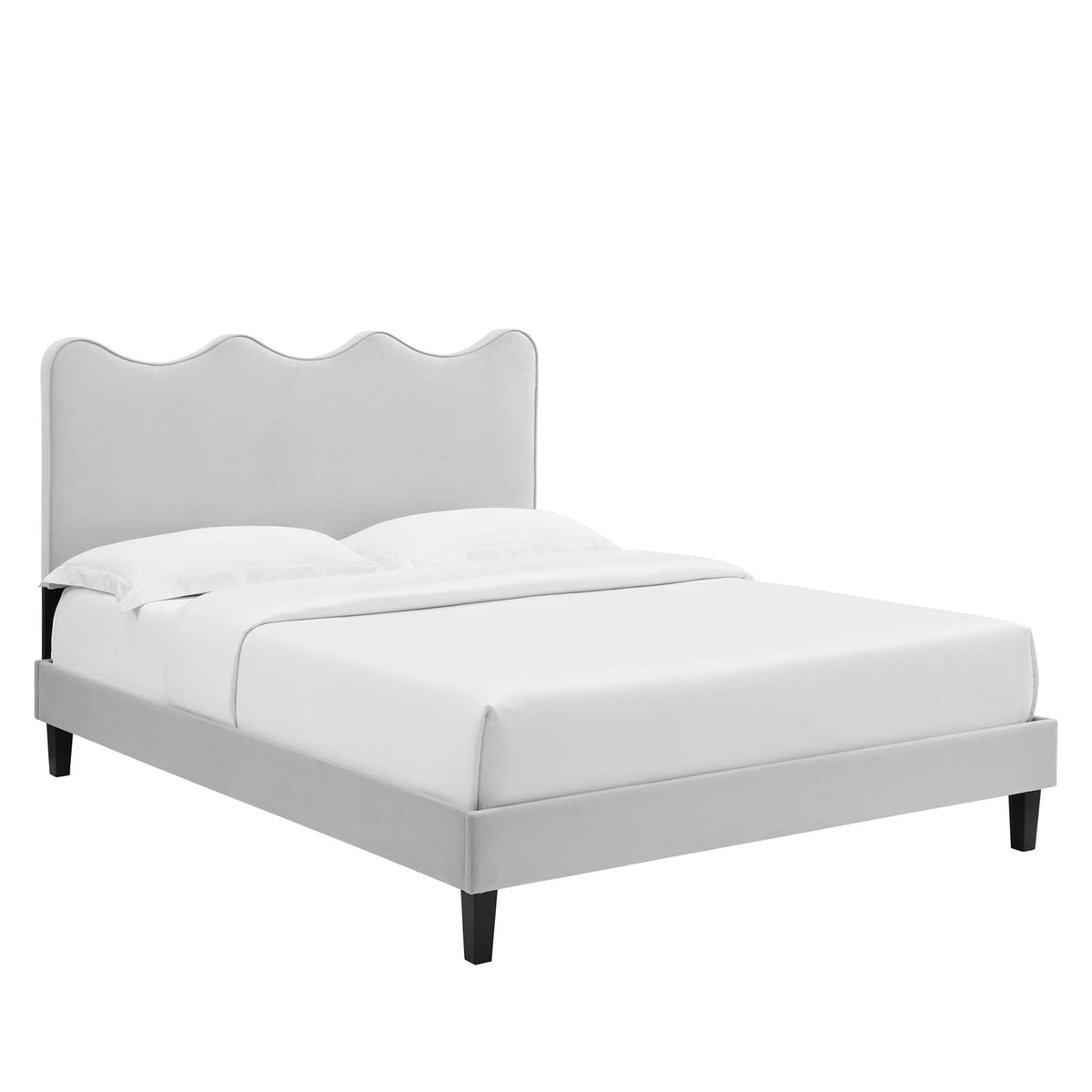 Current Performance Velvet Full Platform Bed by Modway - MOD-6732