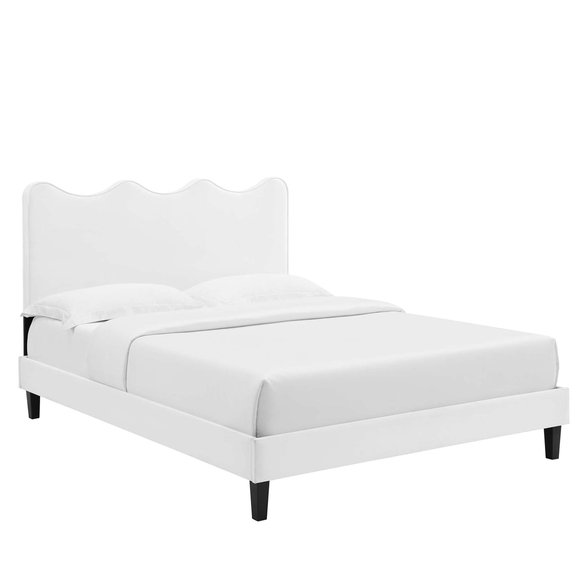 Current Performance Velvet Full Platform Bed by Modway - MOD-6732