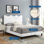 Current Performance Velvet Full Platform Bed by Modway - MOD-6732