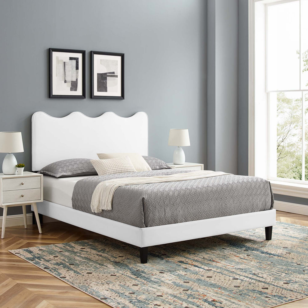 Current Performance Velvet Full Platform Bed by Modway - MOD-6732
