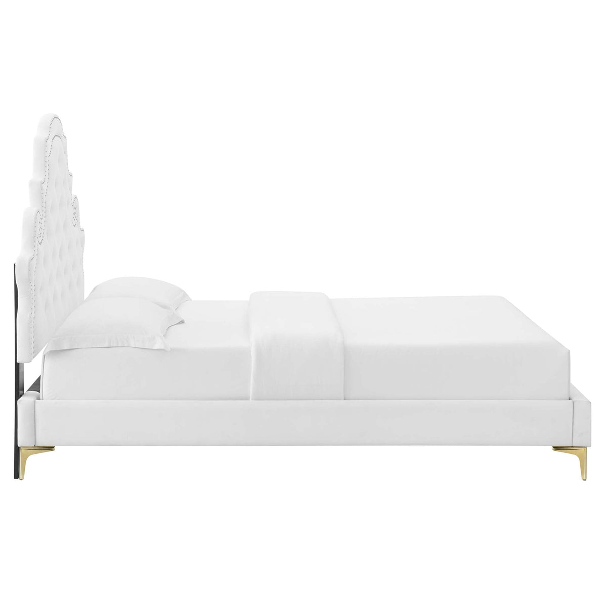 Gwyneth Tufted Performance Velvet Queen Platform Bed by Modway - MOD-6751