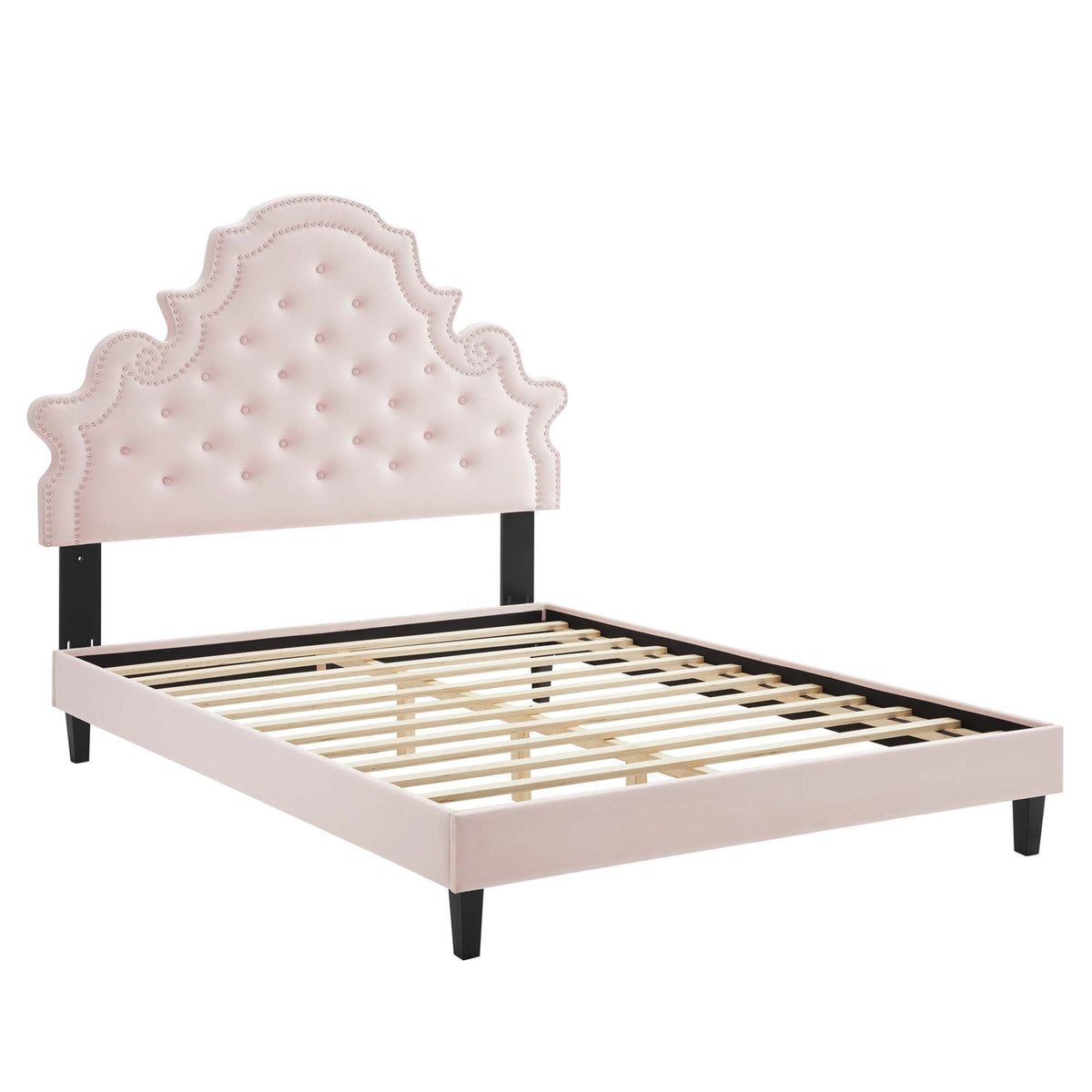 Gwyneth Tufted Performance Velvet Queen Platform Bed by Modway - MOD-6753