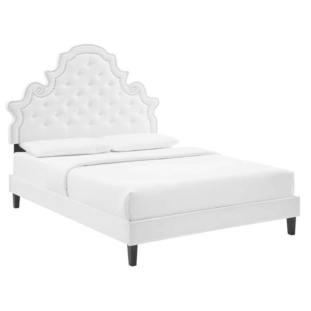 Gwyneth Tufted Performance Velvet Queen Platform Bed by Modway - MOD-6753