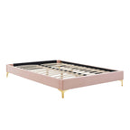 Amber Performance Velvet Queen Platform Bed by Modway - MOD-6775