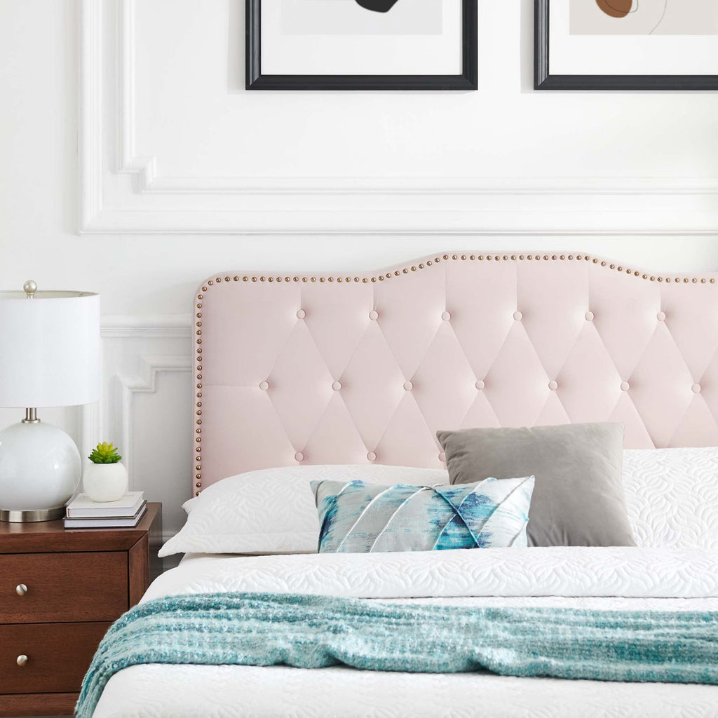 Amber Performance Velvet Queen Platform Bed by Modway - MOD-6777