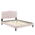 Amber Performance Velvet Queen Platform Bed by Modway - MOD-6777