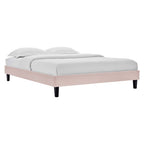 Amber Performance Velvet Queen Platform Bed by Modway - MOD-6777