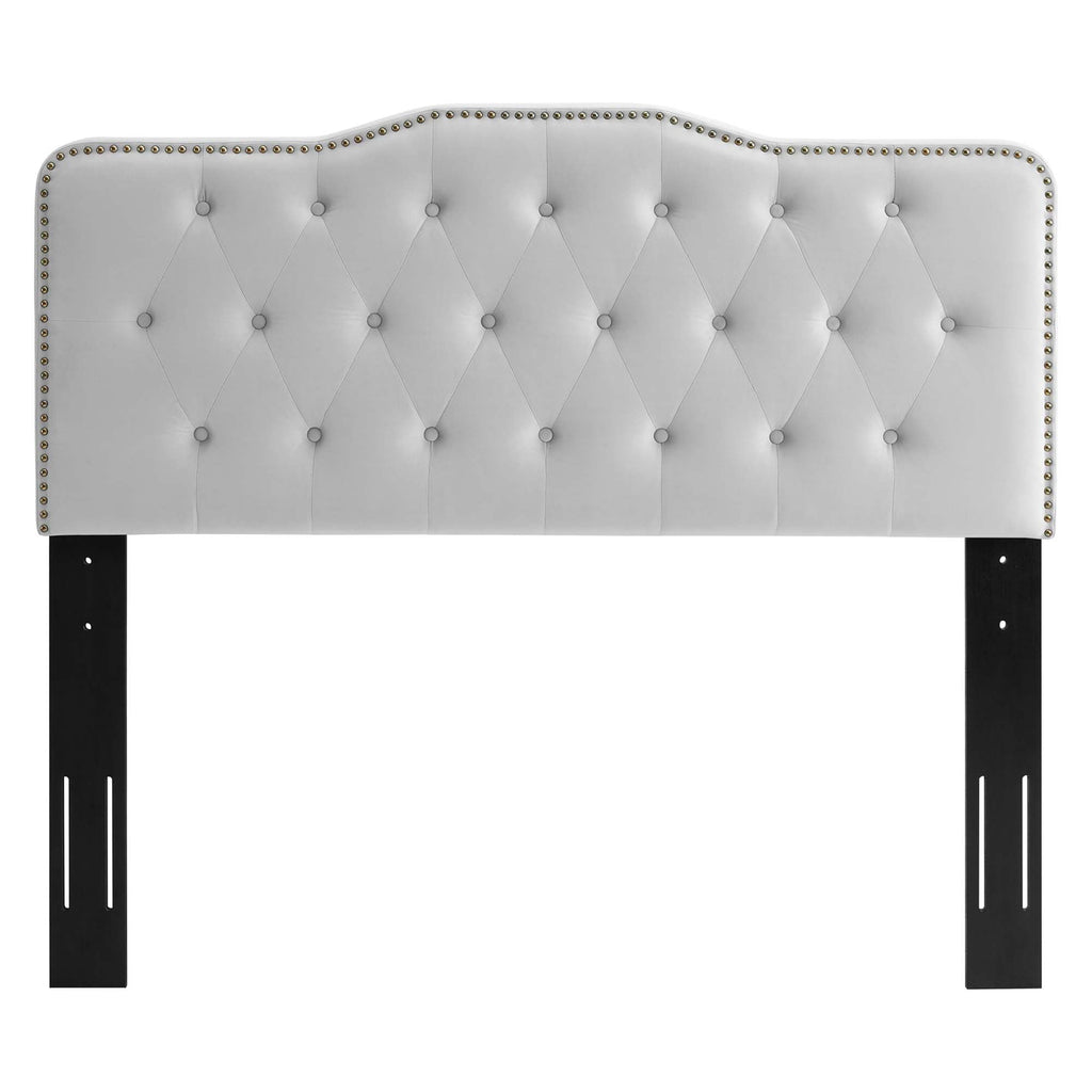 Amber Tufted Performance Velvet Platform Bed by Modway