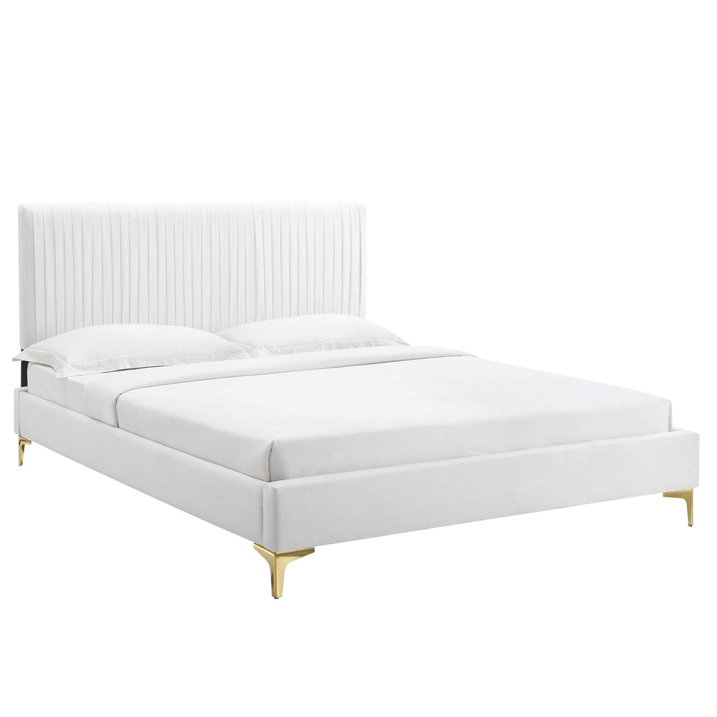Peyton Performance Velvet Full Platform Bed by Modway - MOD-6868