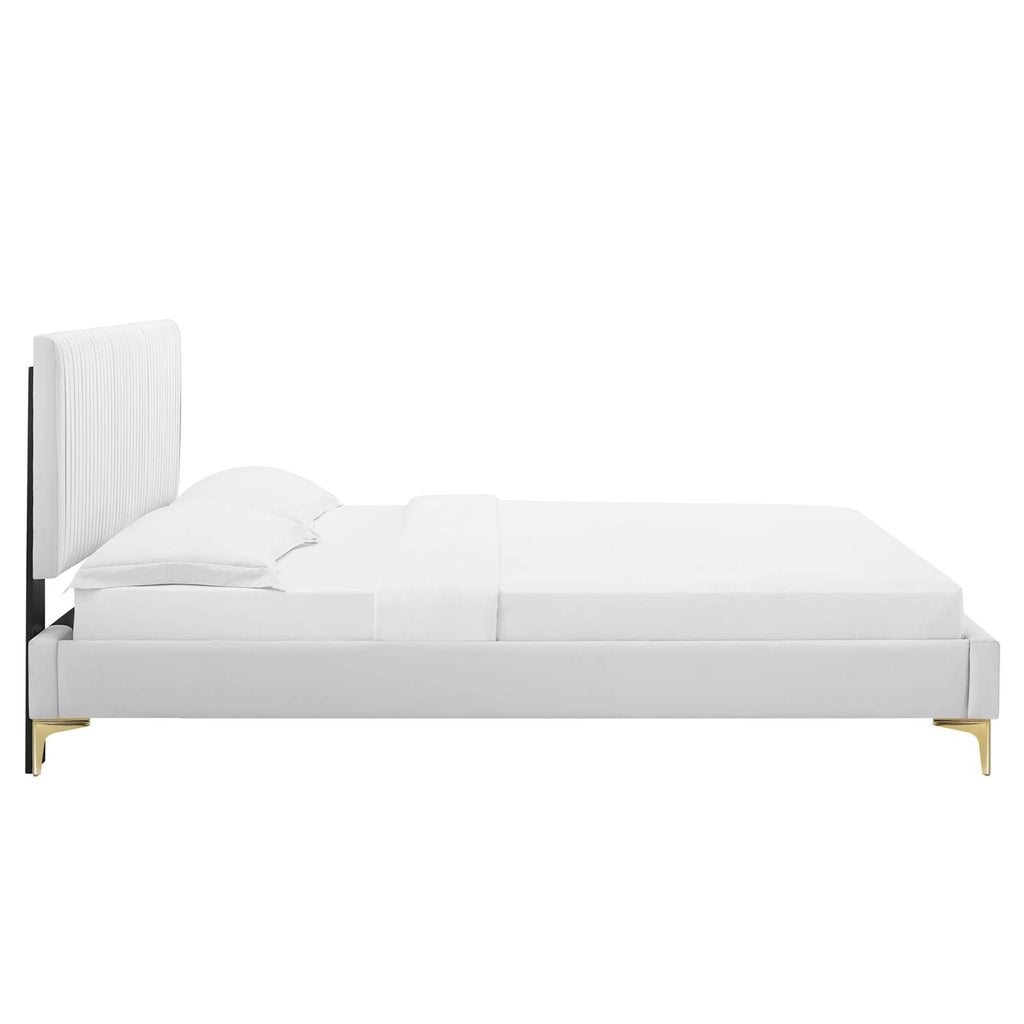 Peyton Performance Velvet Full Platform Bed by Modway - MOD-6868