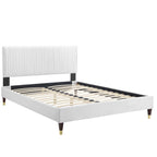 Peyton Performance Velvet Full Platform Bed by Modway - MOD-6869