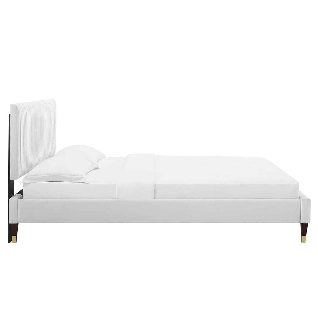 Peyton Performance Velvet Full Platform Bed by Modway - MOD-6869