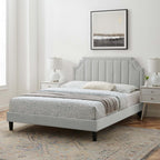 Sienna Performance Velvet Twin Platform Bed by Modway - MOD-6908