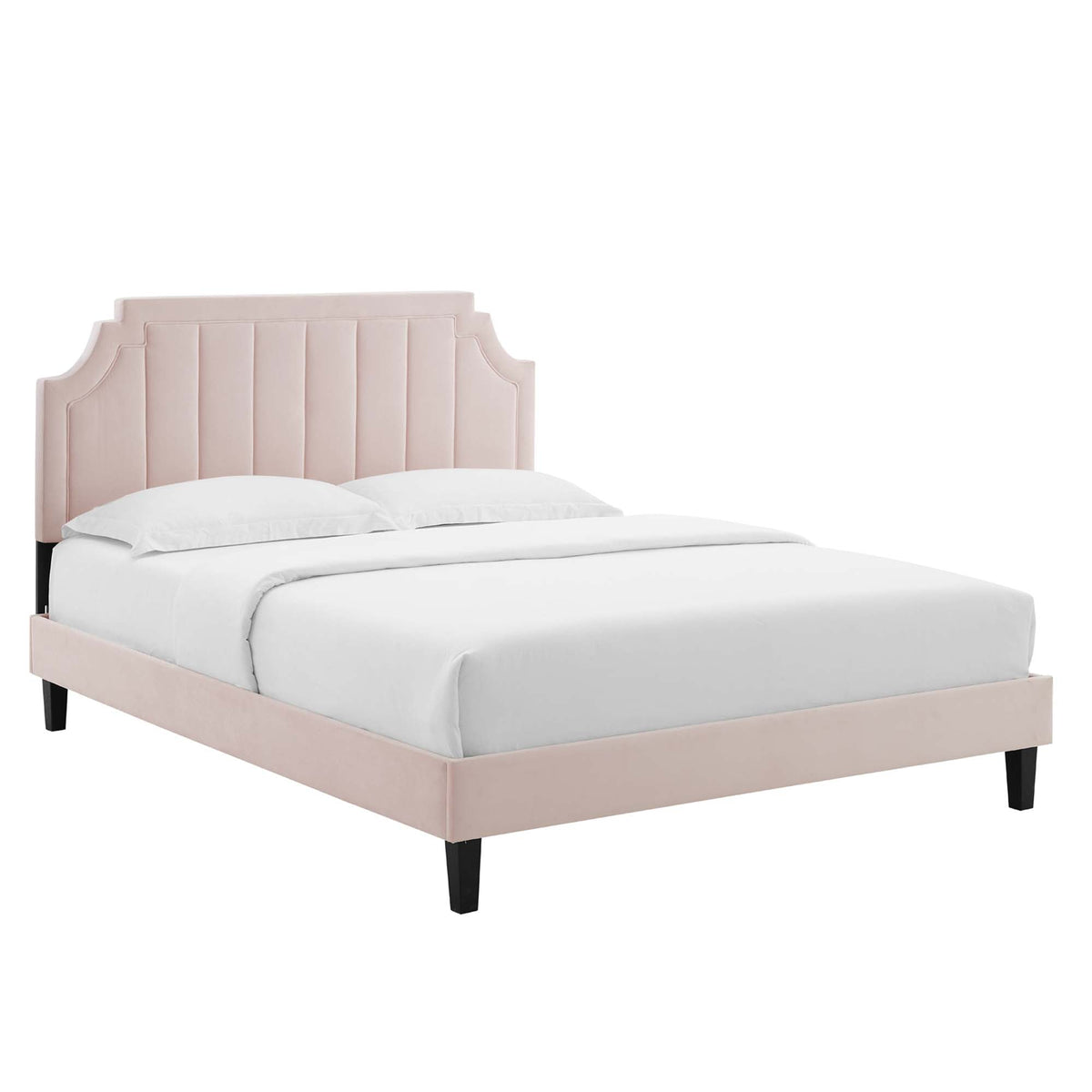 Sienna Performance Velvet Twin Platform Bed by Modway - MOD-6908