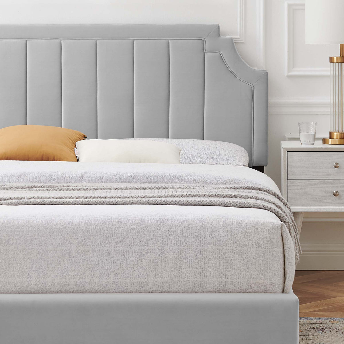 Sienna Performance Velvet Full Platform Bed by Modway - MOD-6912