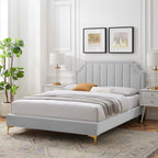 Sienna Performance Velvet Full Platform Bed by Modway - MOD-6912